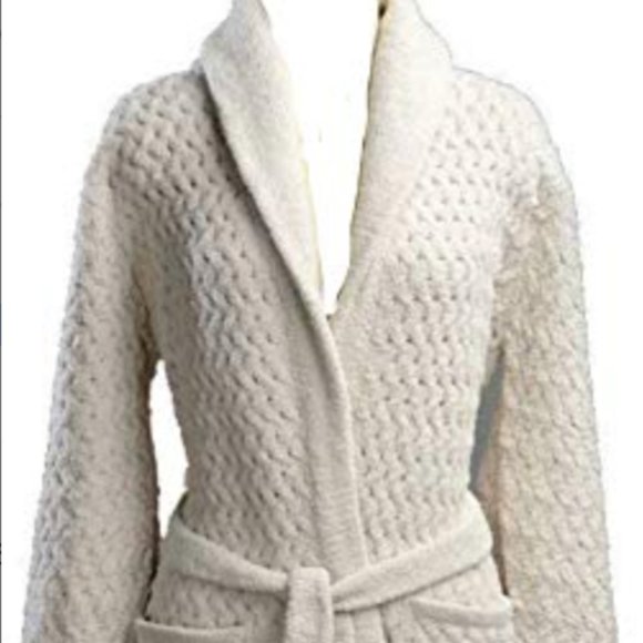 kashwere Other - NWT Kashwere Womens Basketweave Robe in Malt Ivory - Size X-Large